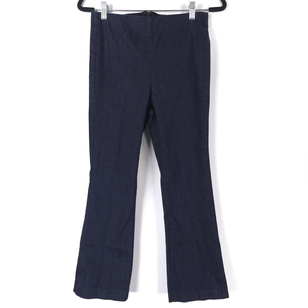 rag‎ & bone Bootcut Pants Jeans 8 USA MADE High Rise Flare Blue Dark Back Zip